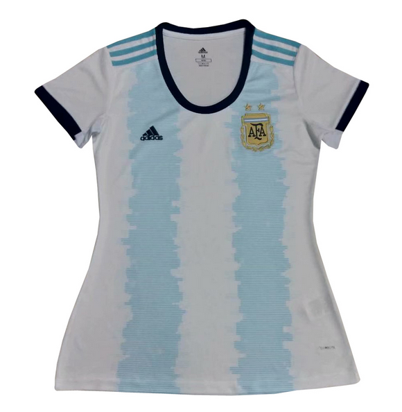 Women Argentina 2019 Copa America Home Soccer Jersey Shirt