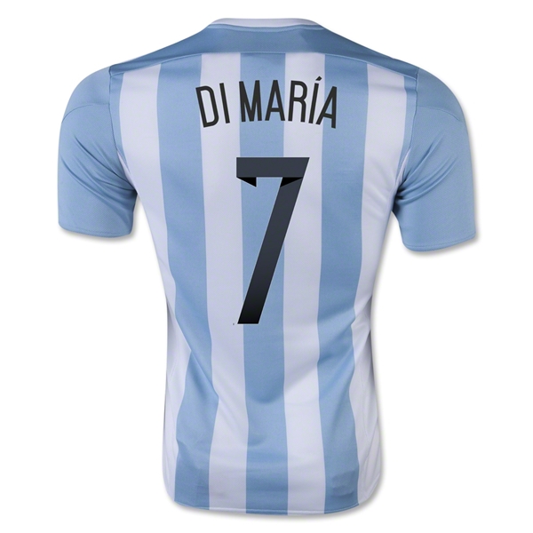 2015/16 Argentina DI MARIA #7 Home Soccer Jersey