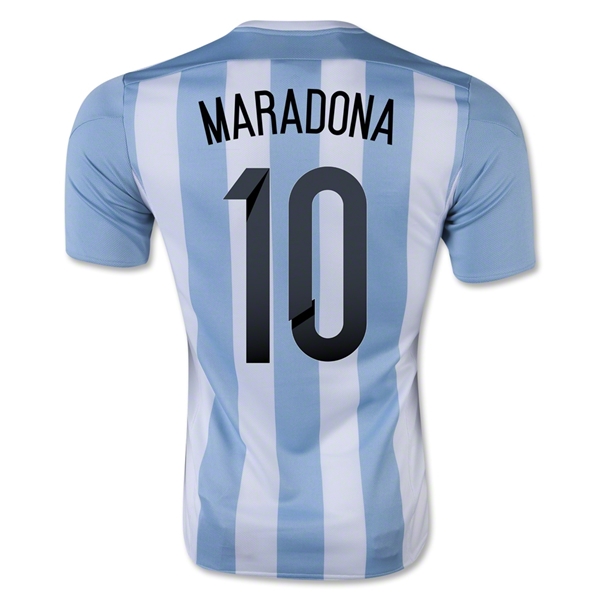 2015/16 Argentina MARADONA #10 Home Soccer Jersey