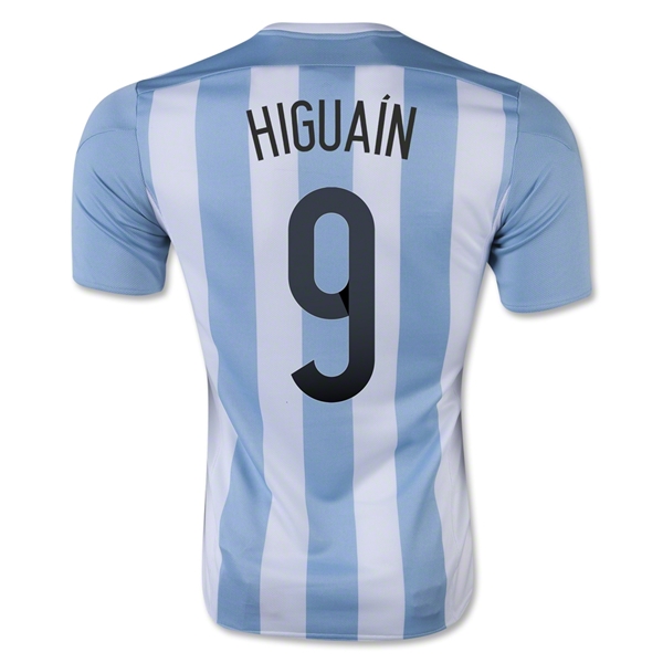 2015/16 Argentina HIGUAIN #9 Home Soccer Jersey