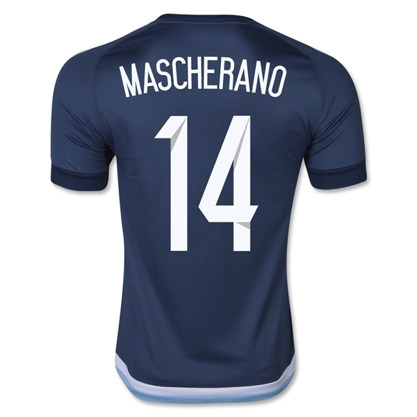2015/16 Argentina MASCHERANO #14 Away Soccer Jersey