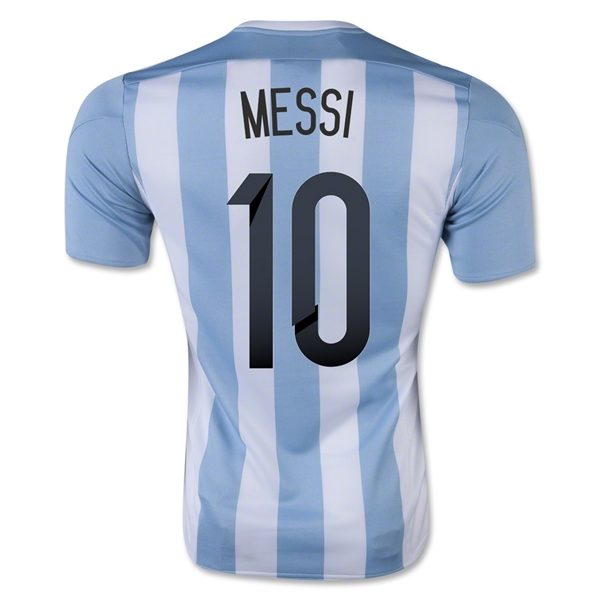 2015/16 Argentina MESSI #10 Home Soccer Jersey