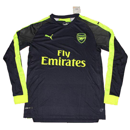 Arsenal 2016/17 Long Sleeve Third Soccer Jersey