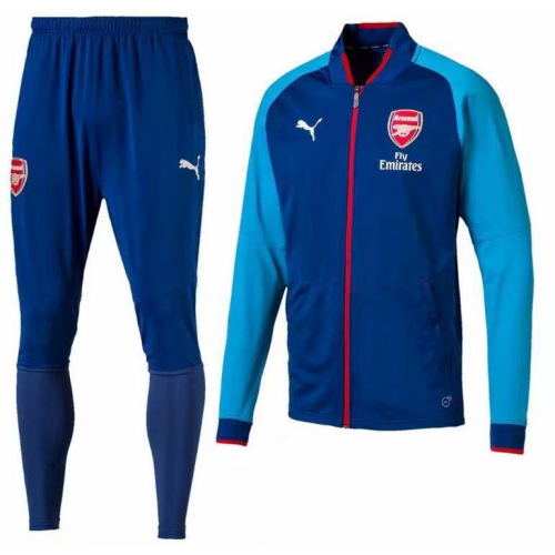 18-19 Arsenal Jacket Blue and Pants