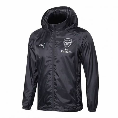 18-19 Arsenal Wind Coat Jacket Grey