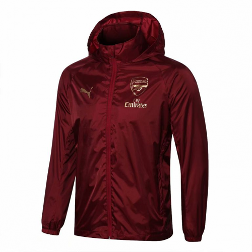 18-19 Arsenal Wind Coat Jacket Red