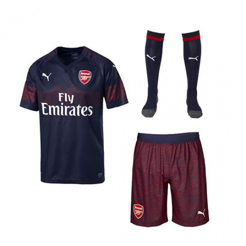 18-19 Arsenal Away Soccer Jersey Full Kits