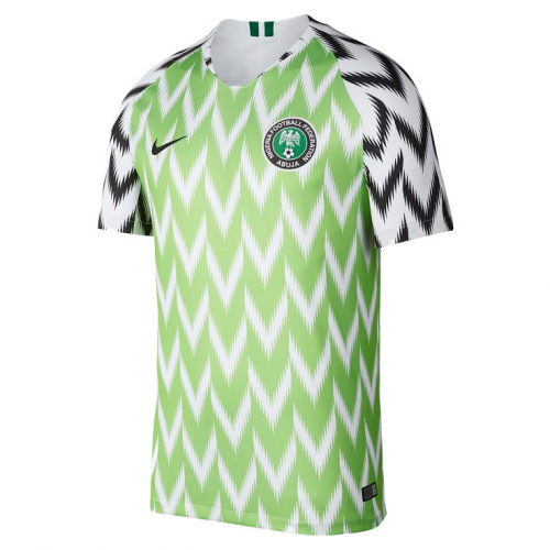 Nigeria 2018 World Cup Home Soccer Jersey