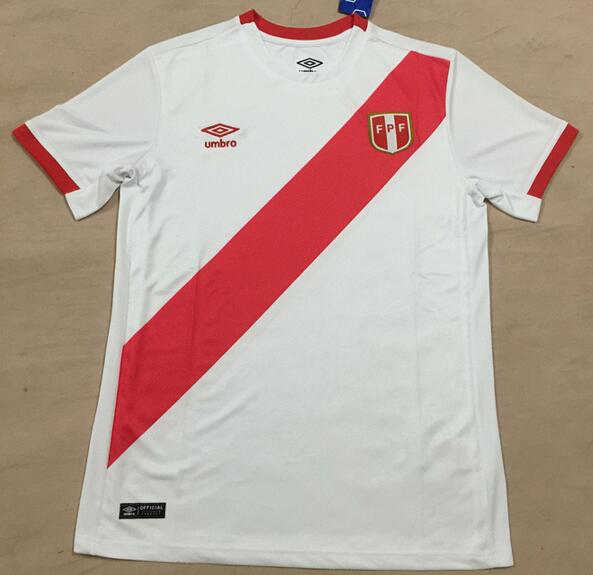 Peru 2016/17 Home Soccer Jersey