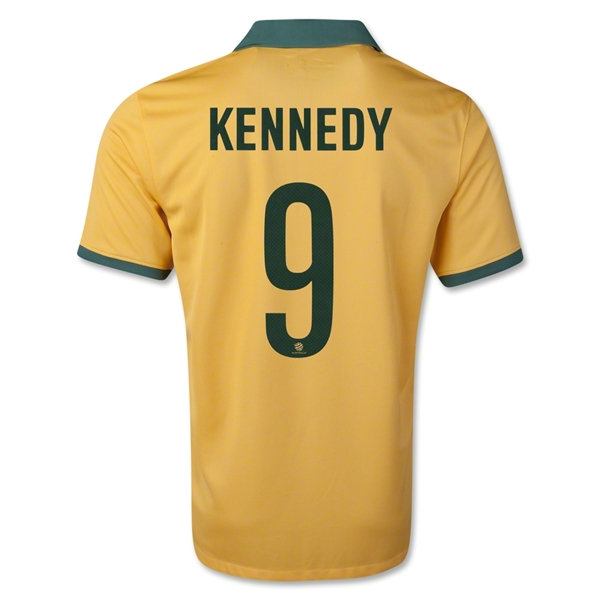 Australia 2014 KENNEDY #9 Home Soccer Jersey