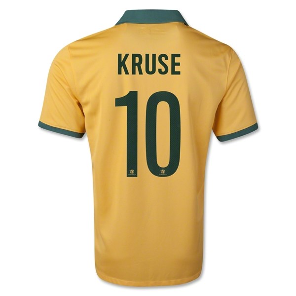 Australia 2014 KRUSE #10 Home Soccer Jersey