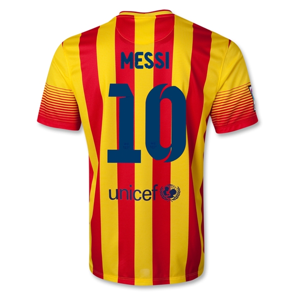 13-14 Barcelona #10 MESSI Away Soccer Jersey Shirt
