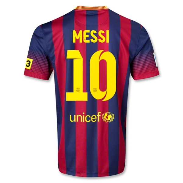 13-14 Barcelona #10 MESSI Home Soccer Jersey Shirt