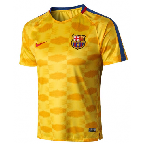 Barcelona 18/19 Training Jersey Shirt Yellow
