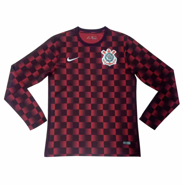 SC Corinthians 19/20 Red Long Sleeve Training Jersey Shirt