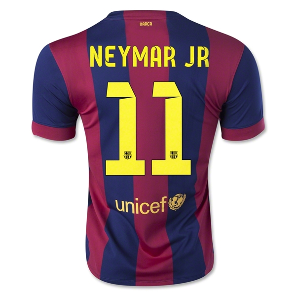 Barcelona 14/15 NEYMAR JR #11 Home Soccer Jersey