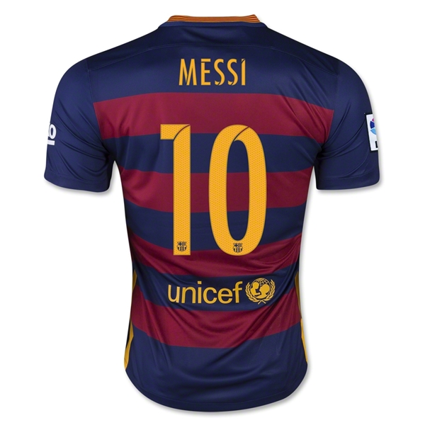 Barcelona 2015-16 MESSI #10 Home Soccer Jersey