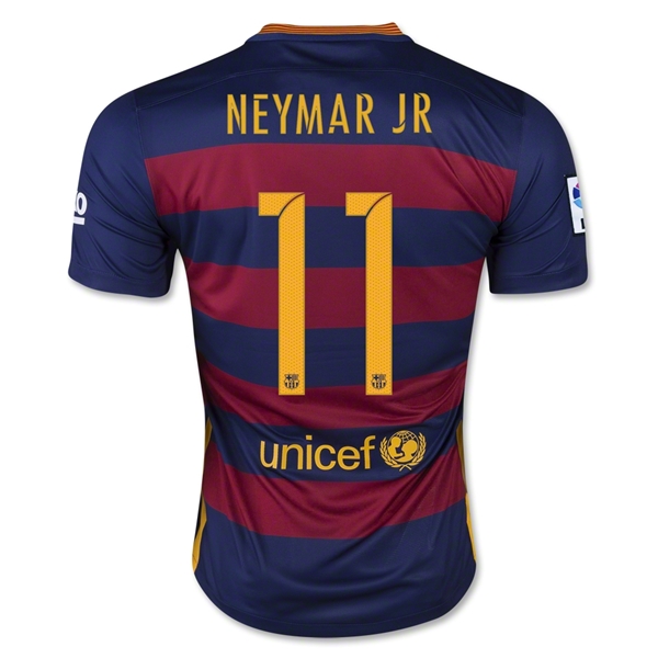 Barcelona 2015-16 NEYMAR JR #11 Home Soccer Jersey