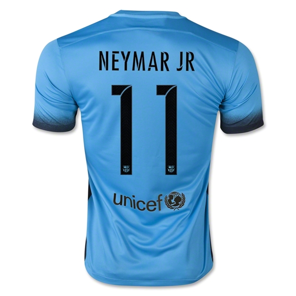 Barcelona 2015-16 NEYMAR JR #11 Third Soccer Jersey