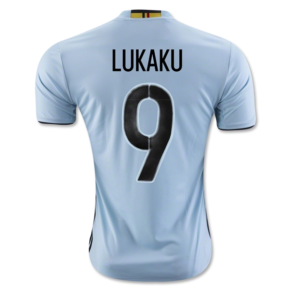 Belgium 2016 LUKAKU #9 Away Soccer Jersey