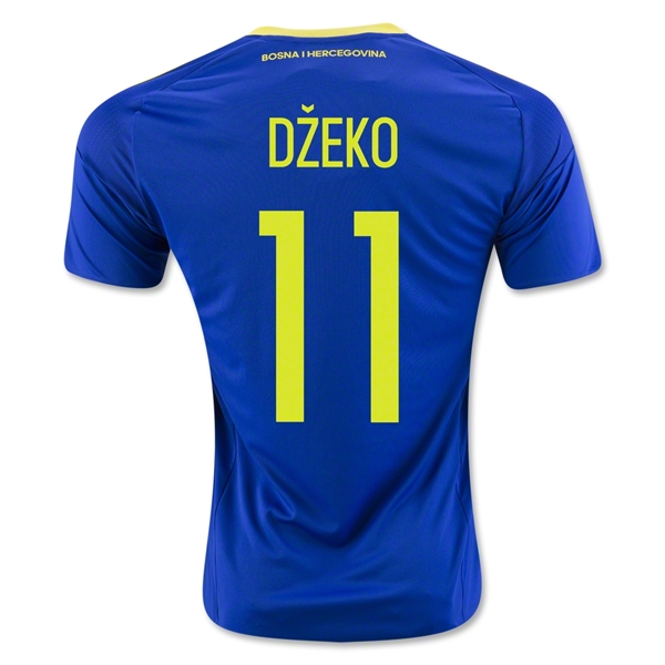 Bosnia and Herzegovina 2016 DZEKO #11 Home Soccer Jersey