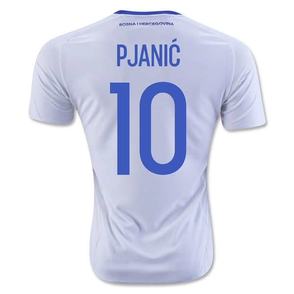Bosnia and Herzegovina 2016 PJANIC #10 Away Soccer Jersey