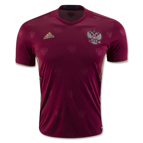 Russia Euro 2016 Home Soccer Jersey