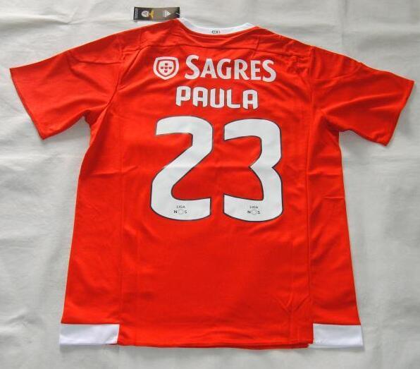 Benfica 2015-16 Paula #23 Home Soccer Jersey