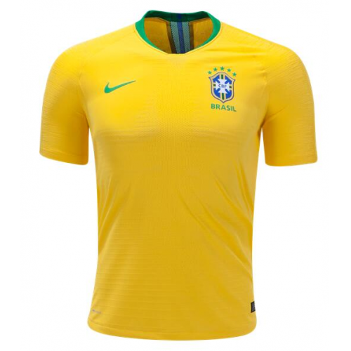 Player Version Brazil 2018 World Cup Home Soccer Jersey Shirt