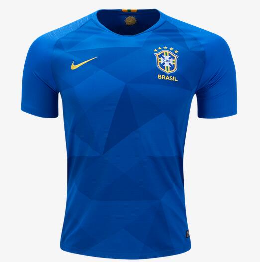 Brazil 2018 World Cup Away Soccer Jersey Shirt
