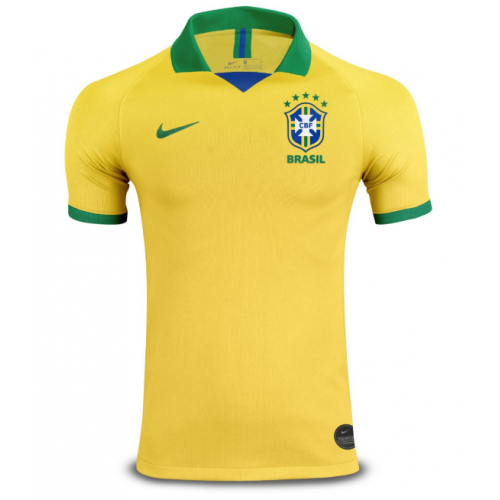 Brazil 19/20 Home Soccer Jersey Shirt Player Version