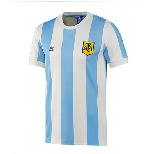 Argentina 1978 Retro Home Soccer Jersey Shirt