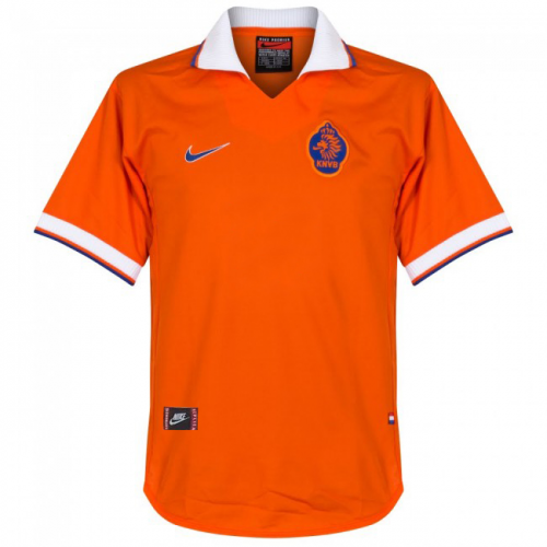 Netherlands 1997-98 Home Orange Retro Soccer Jersey Shirt