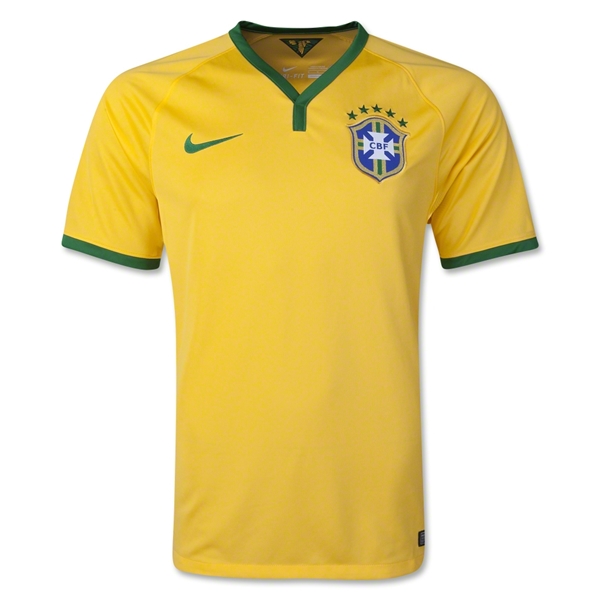2014 World Cup Brazil Home Yellow Jersey Shirt