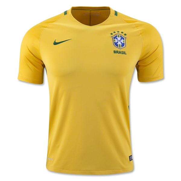 Brazil 2016-17 Home Soccer Jersey