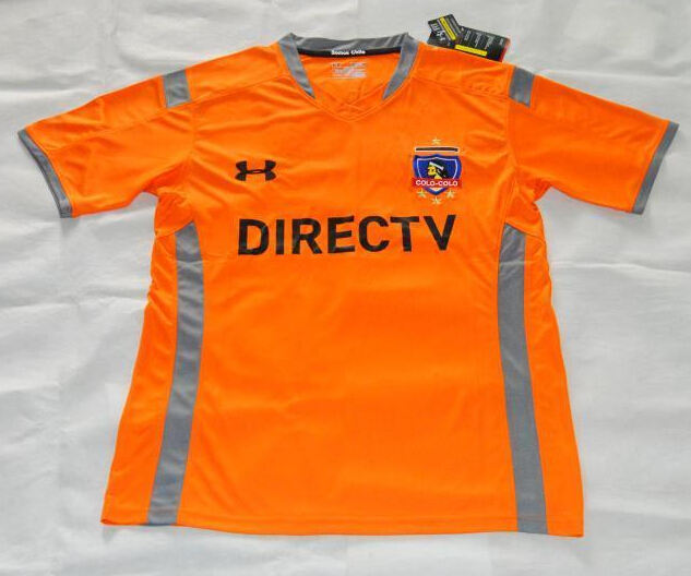 2015/16 Under Armour Colo-Colo Third Soccer Jersey Orange