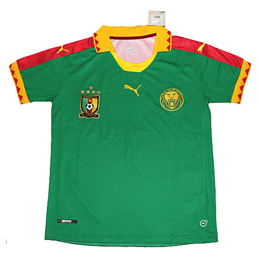 Cameroon 2017 Home 5 stars Soccer Jersey