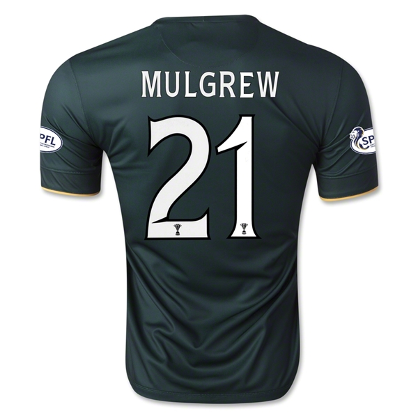 Celtic 14/15 MULGREW #21 Away Soccer Jersey