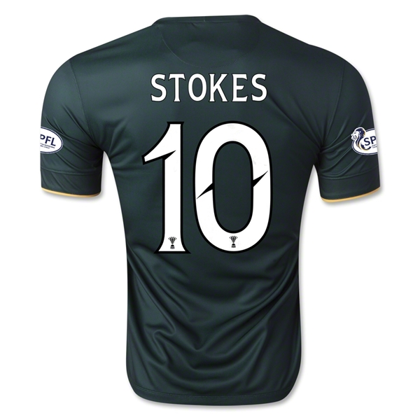 Celtic 14/15 STOKES #10 Away Soccer Jersey