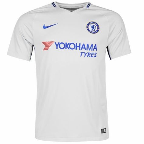 Chelsea 17/18 Away White Soccer Jersey