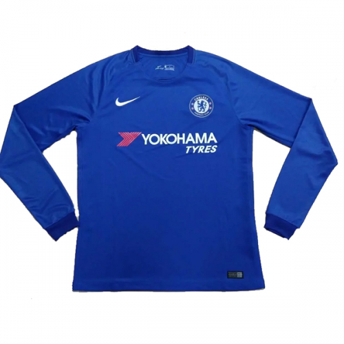 Chelsea 2017/18 Home LS Soccer Jersey
