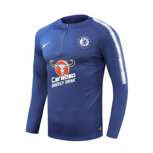 Chelsea 2018/19 Blue Training Sweat Top Shirt