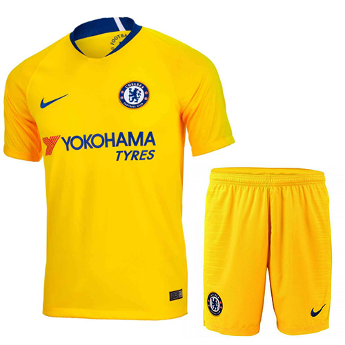 Chelsea 2018/19 Away Soccer Jersey Kit (Shirts+Shorts)