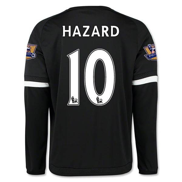 Chelsea 2015-16 HAZARD #10 LS Third Soccer Jersey