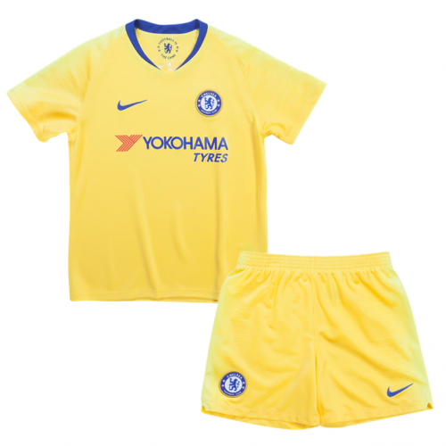 2018/19 Kids Chelsea Away Soccer Kit (Shorts+Shirt)