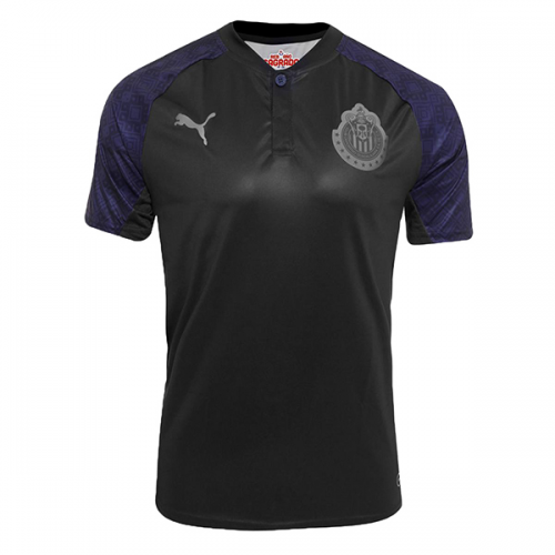 Chivas 2017/18 Black Away Soccer Jersey