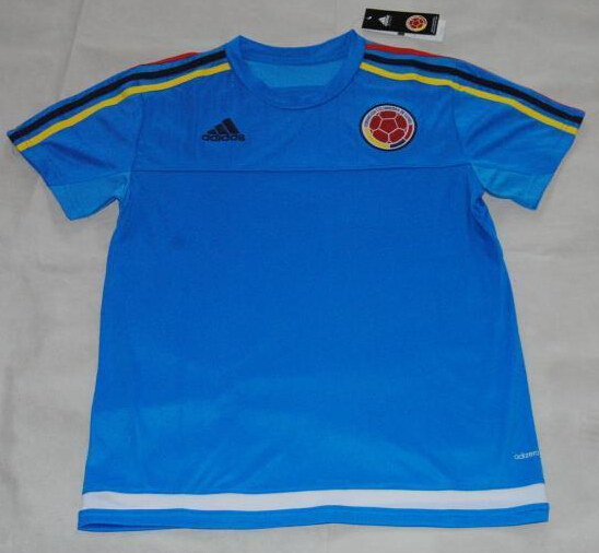 2015-16 Colombia Blue Training Shirt