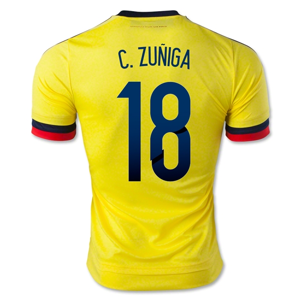Colombia 2015-16 C. ZUNIGA 18 Home Soccer Soccer