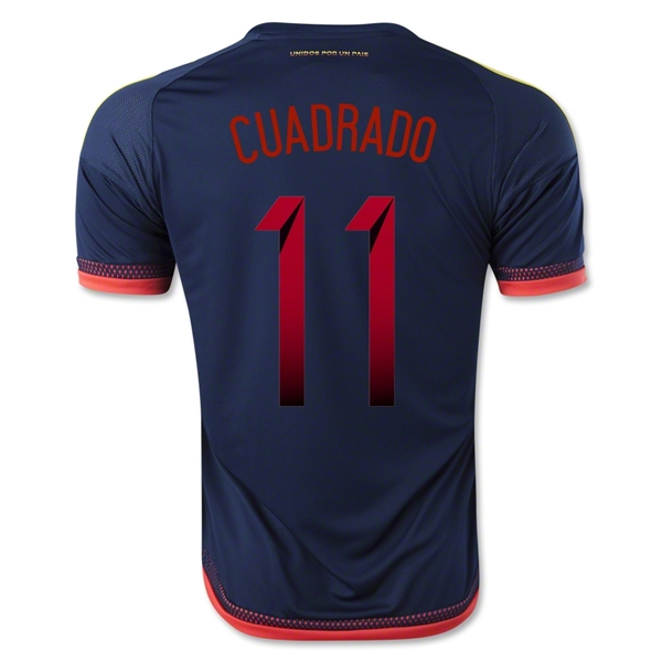 Colombia 2015-16 CUADRADO 11 Away Soccer Soccer