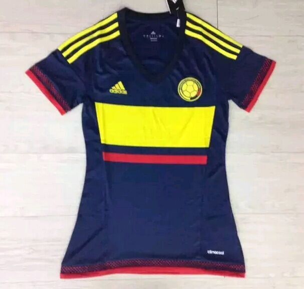 2015-16 Colombia World Cup Away Women's Soccer Jersey